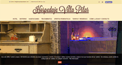Desktop Screenshot of hospedajevillapilar.com